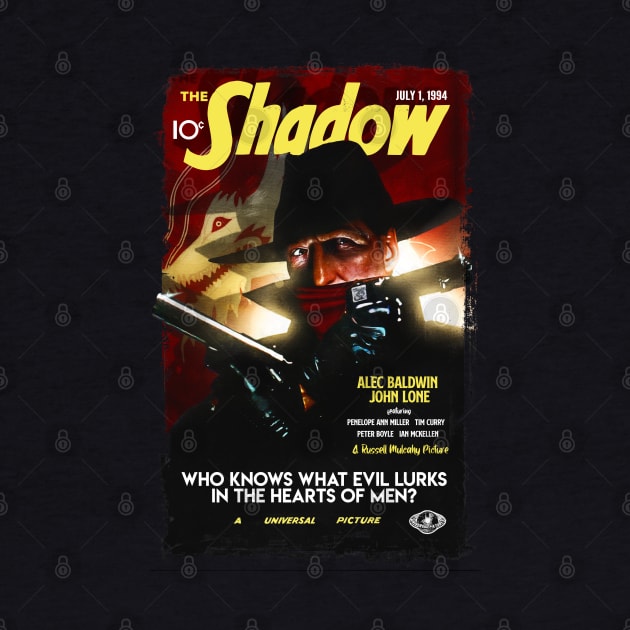 Alec Baldwin as The Shadow, 1994 by UnlovelyFrankenstein